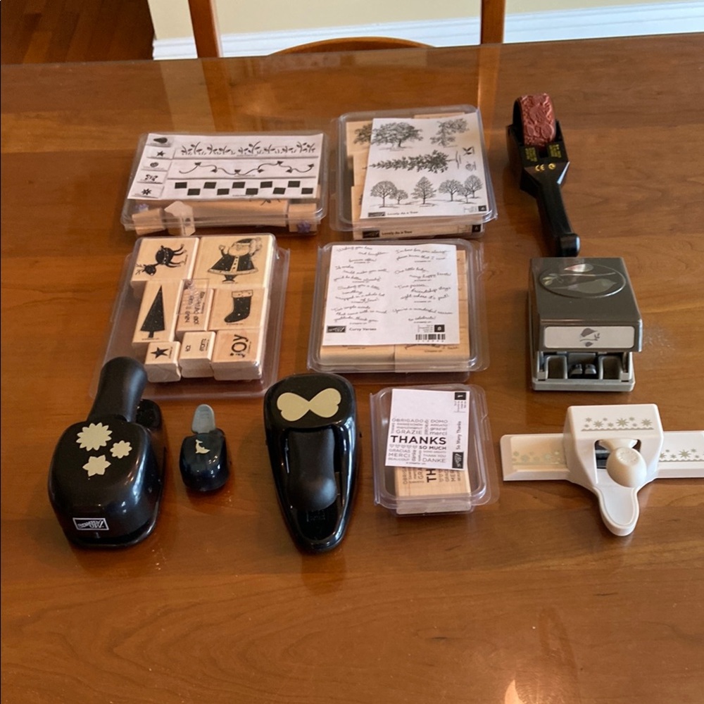 Crafting Stamp and Punch Set